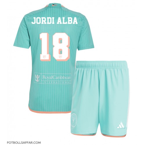 Inter Miami Jordi Alba #18 Tredje Dräkt Barn 2024-25 Kortärmad (+ Korta byxor)